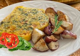 Frittata with Roasted Red Potatoes
