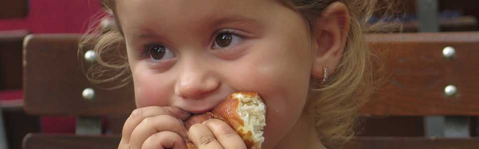 child eating