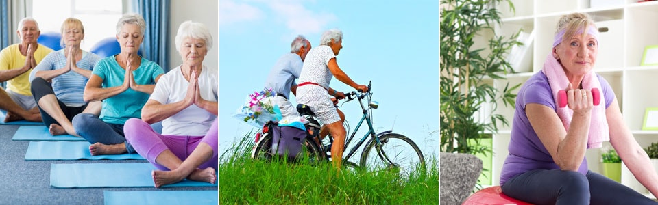 seniors exercising