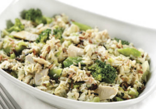 Chicken Broccoli Wild Rice Casserole - Individual Meal