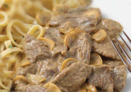 Beef Stroganoff with Noodles
