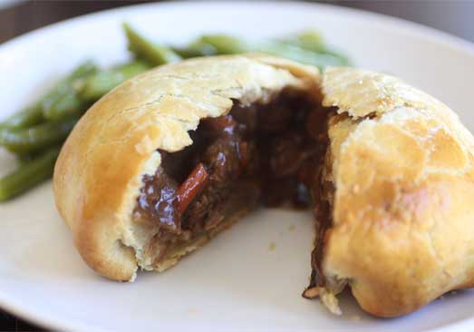 Steak Burgundy in Pastry