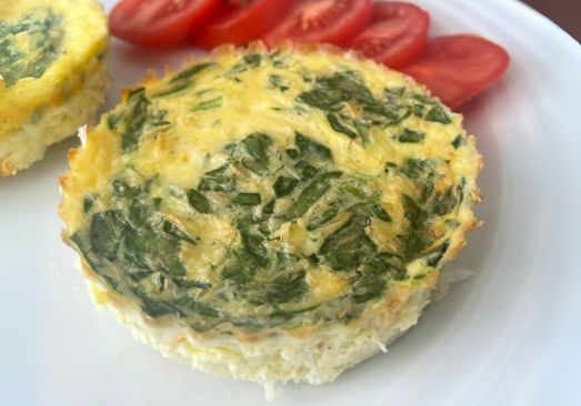 Crustless Quiche - 2 servings