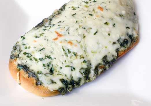 Pesto and Cheese Flatbread
