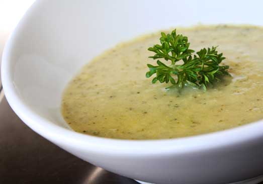Broccoli, Mushroom & Zucchini Soup - 2 servings