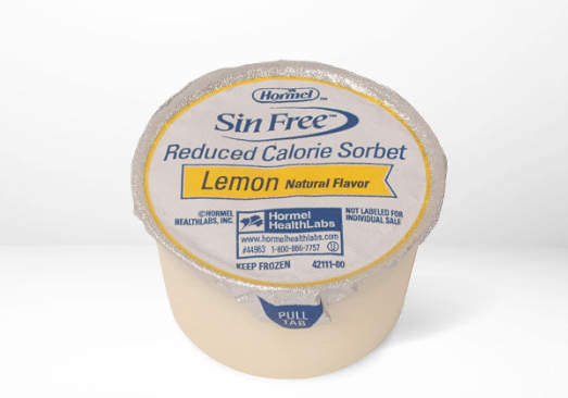 Sin Free Lemon Sorbet, 12 Individual Servings