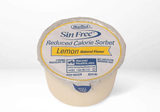 Sin Free Lemon Sorbet, 3 Individual Servings