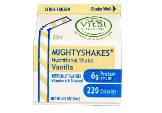 Mighty Shakes, Vanilla, 4 oz, 3 Shakes