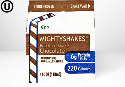 Mighty Shakes, Chocolate, 4 oz, 3 or 12 Shakes