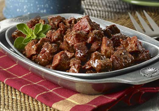 Beef Brisket Burnt Ends with Barbecue Sauce