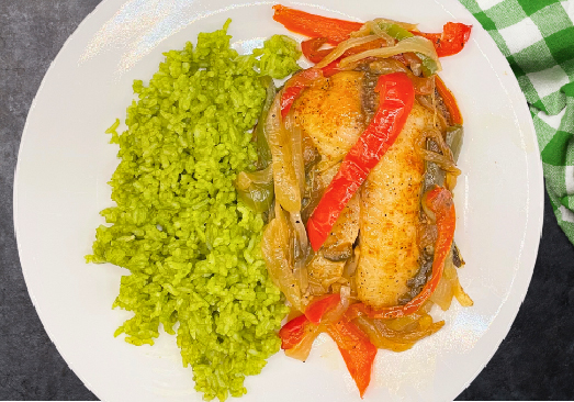 Tilapia with Cilantro Lime Rice