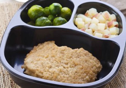 Breaded Pork, Red Skin Potatoes & Brussels Sprouts - Individual Meal