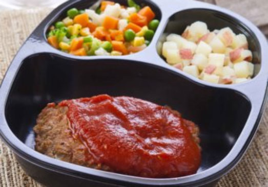 Homestyle Meatloaf with Red Skin Potatoes & Winter Blend Vegetables - Individual Meal