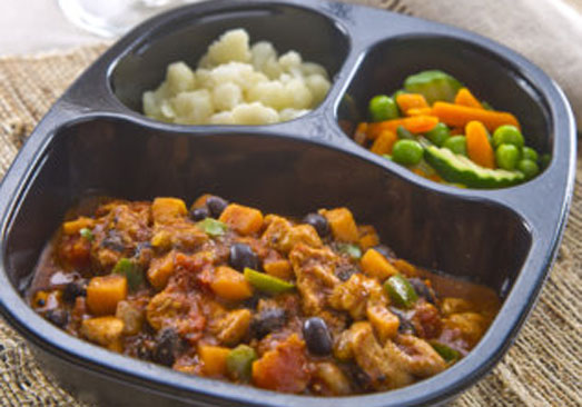 Chicken Chili with Beans with Cauliflower & Spring Vegetables - Individual Meal