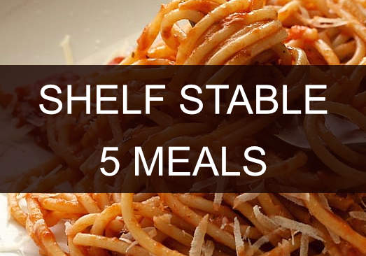 Shelf Stable Meal Pack - 5 Individual Meals