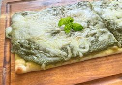 Pesto Cheese Flatbread