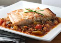 Salmon Caponata