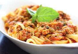 Clam Linguine, low salt meal