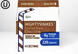 Mighty Shakes, Chocolate, 4 oz, 3 Shakes