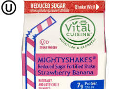 Mighty Shakes Strawberry-Banana - 4 oz (Reduced sugar), 12 Shakes
