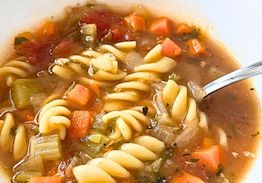 Vegetable Pasta Chicken Soup