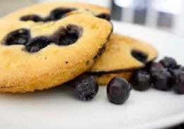 Corn Bread Blueberry Toaster Cakes