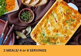 Family Sized Meals Bundle #1 - 12 Meals (2 Meals for Six)