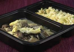 Tilapia & Rice Pilaf with Mushroom & Artichoke Hearts - Individual Meal