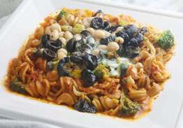 Rotini Pasta With Mediterranean Vegetables & Basil Marinara - Individual Meal