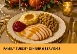 Turkey Dinner for a Crowd - serves 6-8