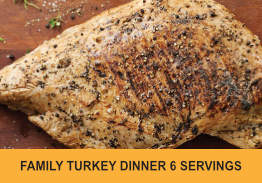 Turkey Dinner for a Crowd - serves 6