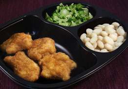 Fish Nuggets with Northern Beans & Broccoli - Individual Meal
