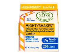 Mighty Shakes Vanilla - 4 oz (Reduced Sugar Honey Consistency), 6 Shakes