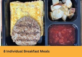 Meal Pack D - 8 Individual Breakfast Meals