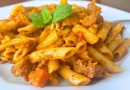Penne Bolognese Beyond Beef
